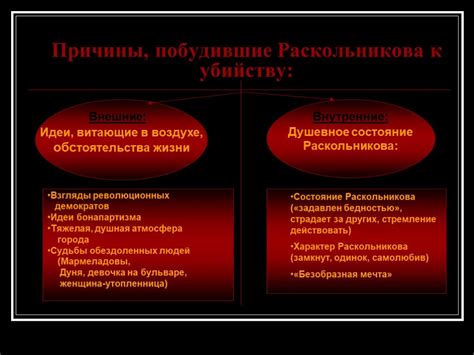 Анализ концепции Раскольникова о положительных сторонах преступления