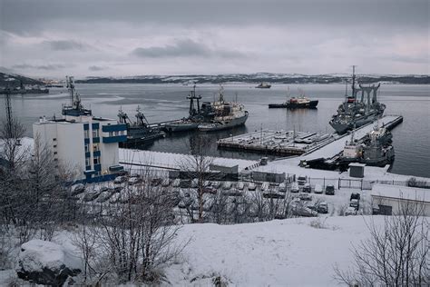 Арктический город Мурманск - главная база Северного флота