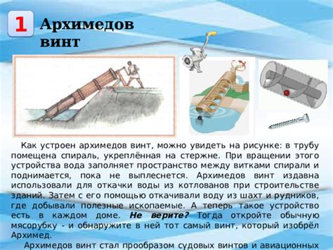 Архимедов принцип и его применение при определении объема жидкости