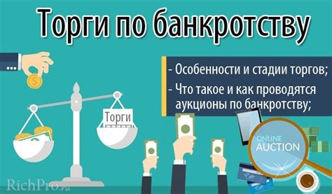 Аукционы и торги по обеспечению банкротного имущества