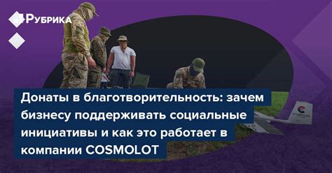 Благотворительность: помощь, вклад и донаты