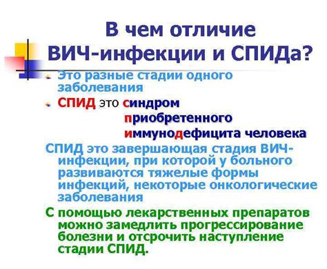 ВИЧ инфекция: основные сведения