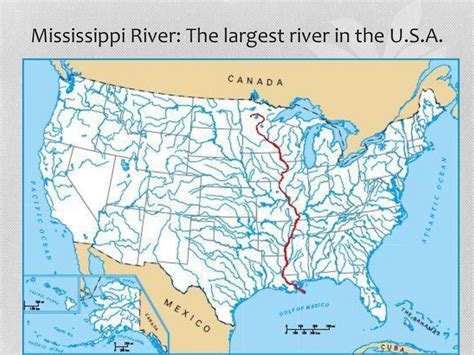 Важнейшие характеристики водного пути Миссисипи