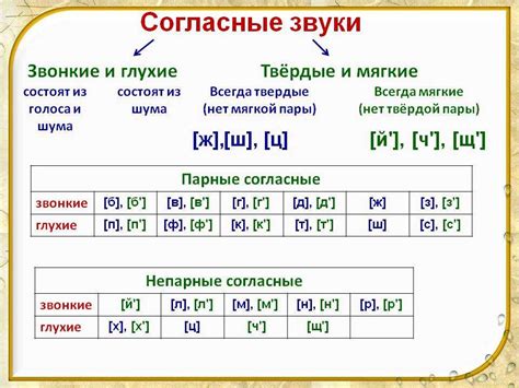 Важность звучных согласных в языке