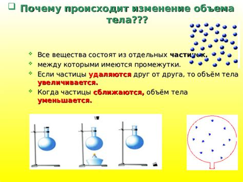 Взаимосвязь между содержанием вещества и интенсивностью движения частичек