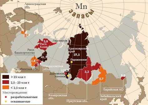 Виды марганцевых руд и их распространенность