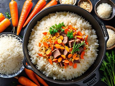 Виды мяса и риса, оптимальные пропорции ингредиентов