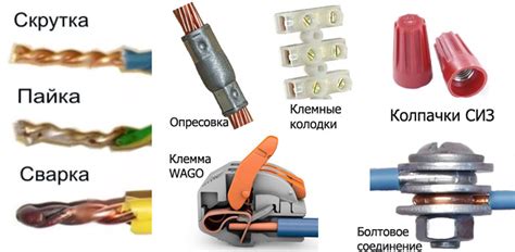 Виды узлов соединения на проводах в Российской Федерации