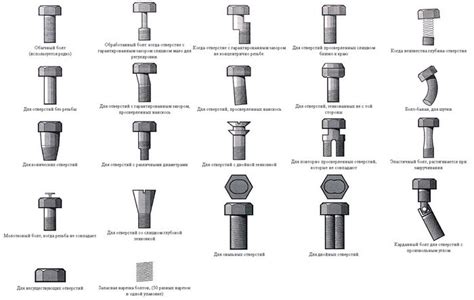 Винты: основные виды и их характеристики
