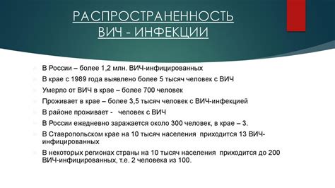 Вич-инфекция сегодня: актуальные новости и последние достижения