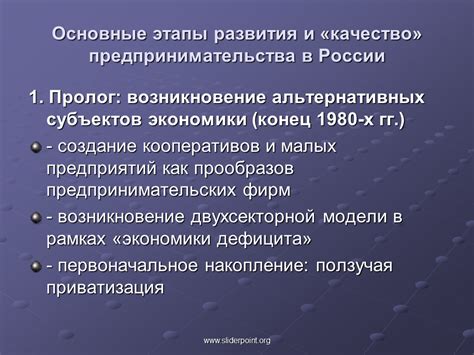 Вклад высокоиндустриализированных экономик в развитие предпринимательства