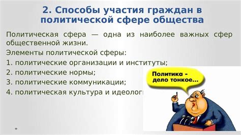 Влияние активного участия в политической сфере на повседневную жизнь граждан