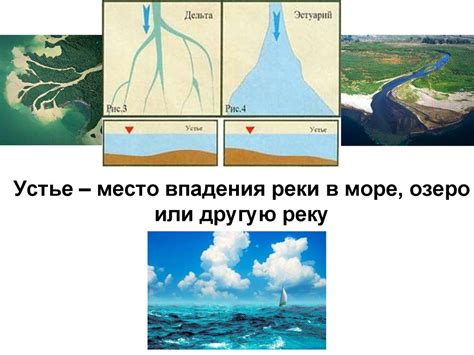 Влияние географических особенностей на точку впадения реки в море