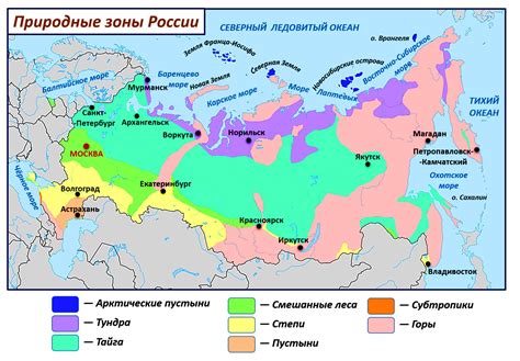 Влияние климатических условий на ареал грибов "северный олень" в Российской Федерации