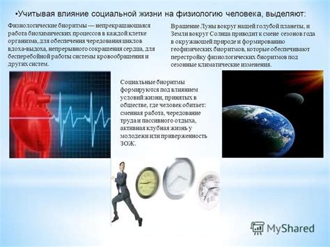 Влияние на физиологию и благополучие организма человека