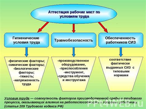 Влияние организации рабочего места на продуктивность труда