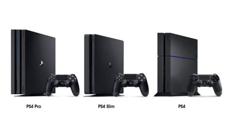 Внешний вид и размеры: сравнение PS4 Slim и PS4 Pro