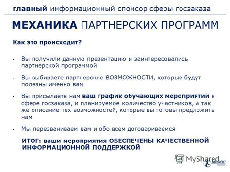 Возможности партнерских программ