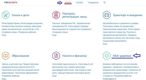 Второй способ: получение информации через портал "Госуслуги"