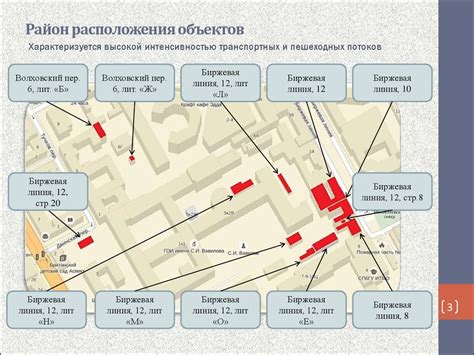 Выбор и изучение расположения объекта