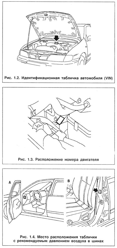 Где найти уникальный идентификационный код Ниссан Альмера Классик на кузове