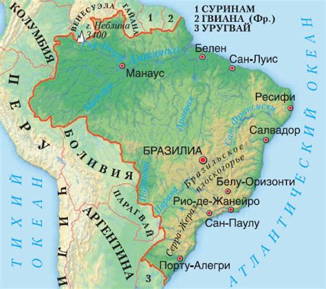 Географические особенности Бразилии