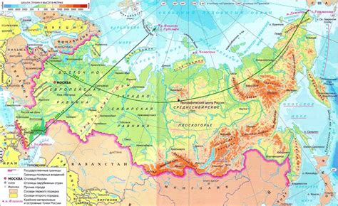 Географические особенности России: границы и территория