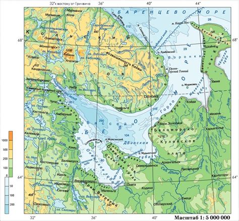 Географический контур и значение Белого моря