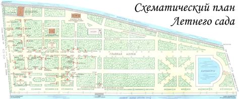Географическое местоположение Летнего сада