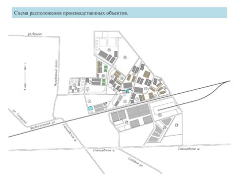 География расположения производственных объектов