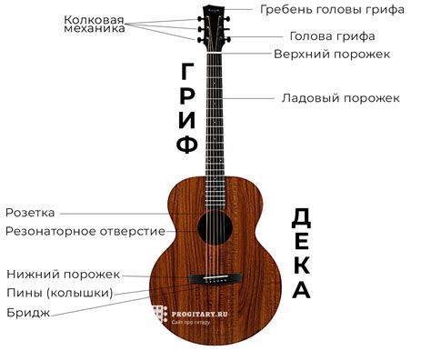 Гитара: описание основных компонентов и структуры