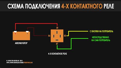 Главные параметры 4 контактного реле