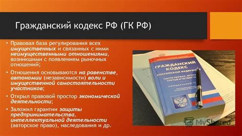 Гражданский кодекс: ключевой документ регулирования отношений граждан