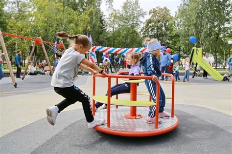 Детская площадка в Центральном парке