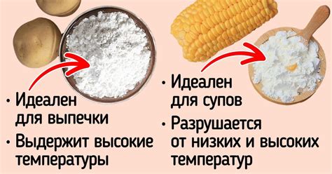 Замена муки кукурузным крахмалом: секреты и пропорции