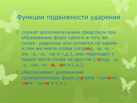 Значение корректного ударения при образовании слова насквозь