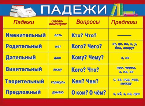 Значение падежа в грамматике и его роль в русском языке