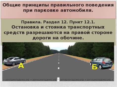 Значимость выбора подходящего местоположения при парковке