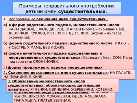 Значимость неотмеченного окончания у несклоняемых понятий