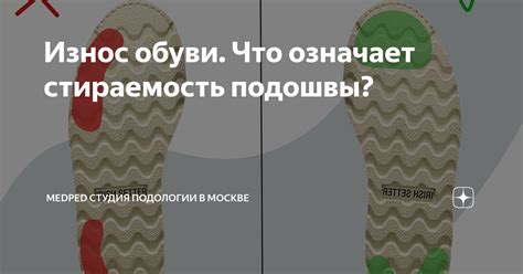 Износ от неправильной посадки обуви