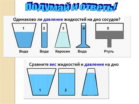 Изучение возможности уменьшения объема жидкости в соединении