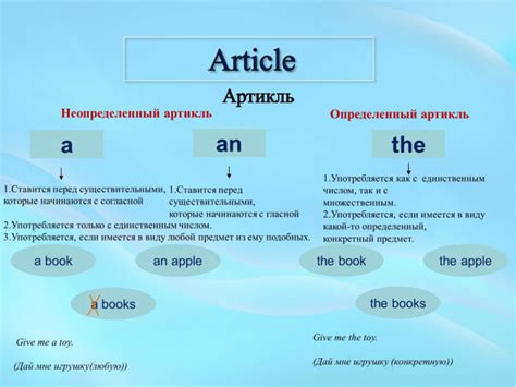 Использование артиклей "a" и "an" в английском языке: основные моменты