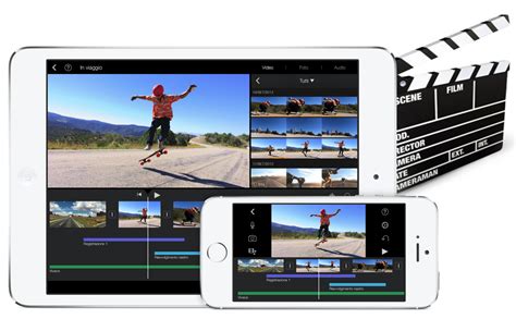 Использование звуковых эффектов и фоновой музыки в iMovie для iPhone