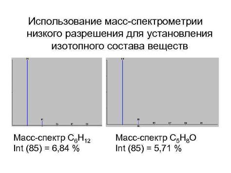 Использование изотопного состава в масс-спектрометрии для определения составляющих фазы