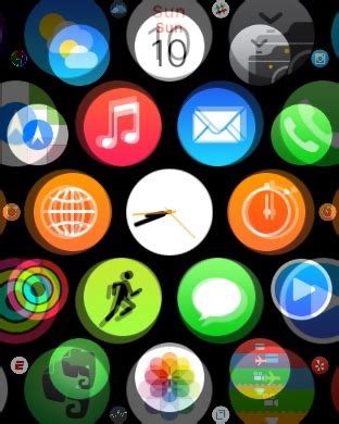 Использование информационной иконки на Apple Watch для настройки устройства