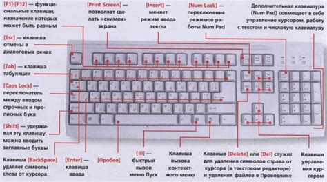 Использование комбинации клавиш для функции Page up