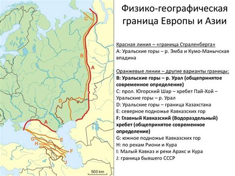 Исторические аспекты разграничения между Европой и Азией