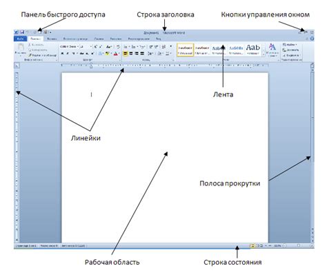 Как найти ключевой элемент в пользовательском интерфейсе программы Microsoft Word