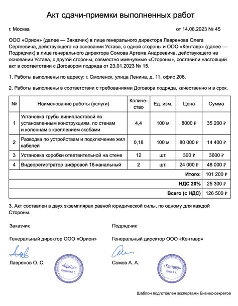 Как оформить электронную версию акта о выполненных работах в Сбербанке: подробная инструкция