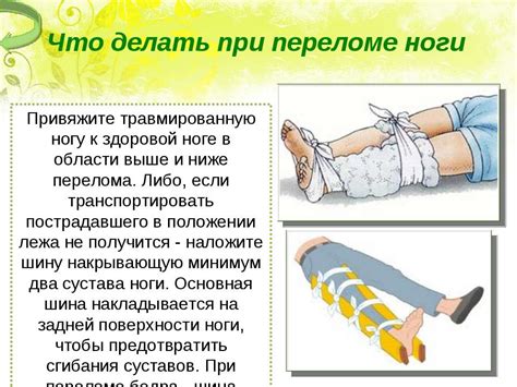 Как снизить температуру при переломе ноги